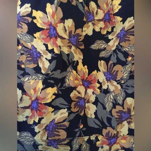 Free People Love Letter Palazzo Wide Leg Floral Print Pant - Picture 4 of 13